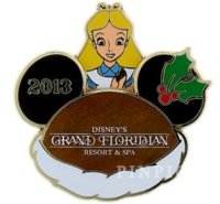 WDW - Alice - Alice In Wonderland - Happy Holidays 2013 – Grand Floridian Resort