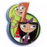 Disney Phineas and Ferb 4 Pin Starter - Candace and Isabella