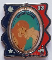 DLP - Simba, Nala and Scar - Good Luck Bad Luck - Lion King - Spinner
