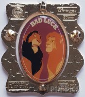 DLP - Simba, Nala and Scar - Good Luck Bad Luck - Lion King - Spinner