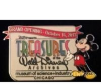 D23 Treasures of Walt Disney Archives - Museum of science and Industry Grand opening with Mickey