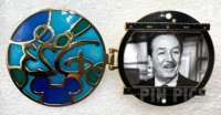 D23 - Walt Disney - Blue Stained Glass - 2014 - WDW