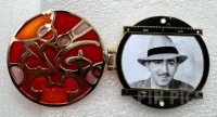 D23 - Walt Disney - Red Stained Glass - 2014 - DLR - Hinged