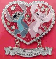 WDI – Happy Valentine’s Day – Stitch and Angel