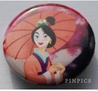 Button - Mulan with Parasol - Hot Topic