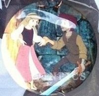 Button - D23 - Taran and Princess Eilonwy - The Black Cauldron
