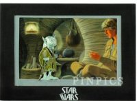 WDW - Star Wars Weekend - Jumbo Yoda Pin with Mini-Print