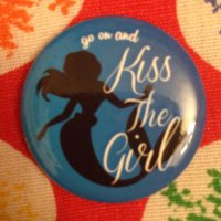 Button- Ariel - Kiss the Girl - The Little Mermaid - Hot Topic