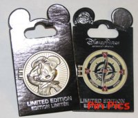 DCL - Hinged Captain Mickey Saluting Nautical Compass - ARTIST PROOF - Cruise Line