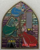 DS UK - Sleeping Beauty Stained Glass Window - Fairies