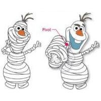 DSSH - Olaf - Mummy - Frozen - Halloween