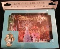 WDW - Hollywood Studios Frozen Holiday Premium Dessert Package - Pin & Lithograph Set