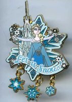 DLP - Let It Snow - Frozen pin event - Elsa