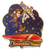 DLR - Buzz Lightyear & Woody Flying Over Monorail