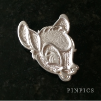 DLC Cast Member Tie Tac - Bambi Sterling Silver Head - Brooch Back