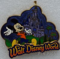 WDW - Storybook Night Logo Series - Mickey with Cinderella Castle
