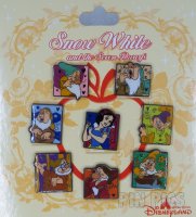 HKDL - Snow White And The 7 Dwarfs Set - 2014 Hidden Mickey Series