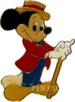 Mickey Mouse with Yellow Straw Hat and Cane