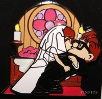 Carl and Ellie - Pixar UP - Wedding - Kissing