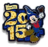 Disney Parks - 2015 Dated Pin - Mickey With Sorcerer Hat & Ice Cream Bar
