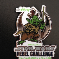 DLR - Star Wars Inaugural 2015 Half Marathon Weekend - Rebel Challenge Yoda