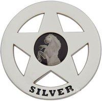 DS - The Lone Ranger Boxed Set - Silver the Horse Badge ONLY