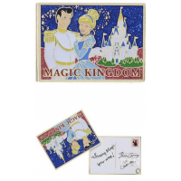 WDW - Cinderella and Prince Charming - Magic Kingdom - Postcard - Annual Passholder