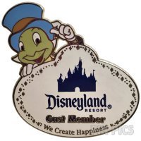 WDW - Cast Member  Name Tag - Jiminy Cricket - We Create Happiness