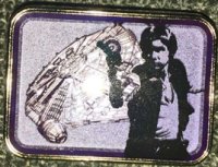 WDW - Star Wars Weekends 2014 - Star Wars Spaceship Pin Set - Han Solo/Millennium Falcon ONLY - AP