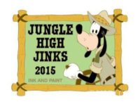 DLR - Jungle High Jinks - Ink & Paint Cel, Postcard, Pin - Goofy 