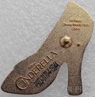 Cinderella Slipper - Disney Movie Club Exclusive VIP Pin 54 - Cinderella Live Action