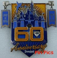 DLR - Disneyland 60th Anniversary July 17, 2015 Jumbo Pin