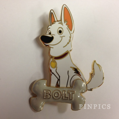 PP113808 - DSSH - Disney Dogs - Bolt - White Shepherd - Bone - PinPics