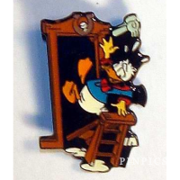 Donald Duck - Hanging a Horseshoe - Falling Off of Ladder