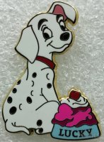 DSSH - Lucky - Pin Trader Delight - PTD - White Ears