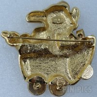 Dopey in Mine Train Car with Jewels - Brooch