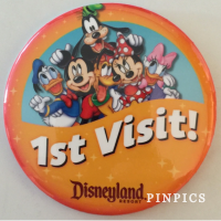 Button - DLR - 1st Visit Disneyland
