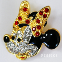 Jeweled Minnie head (side)