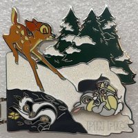 Bambi - 75th Anniversary - Characters in Snow