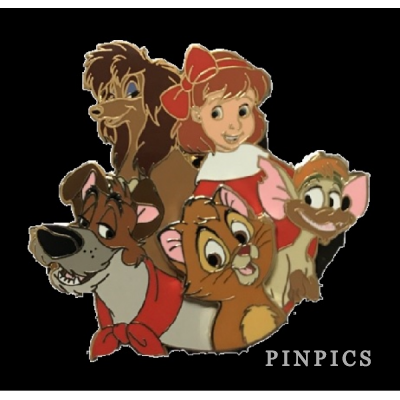 PP128001 - WDI - Character Cluster - Oliver and Company - PinPics