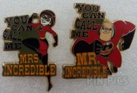 You Can Call Me Mr. Incredible and Mrs. Incredible Set - Incredibles 2 - Pixar