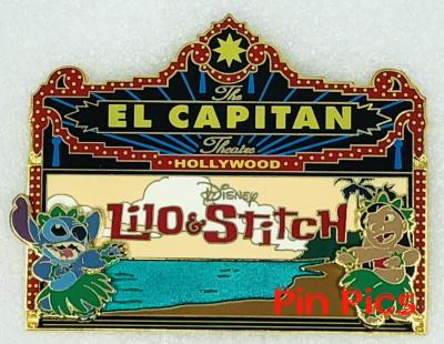 スティッチ EL CAPITAN ピン PP136051 - DSSH - Lilo and Stitch - El Capitan Marquee - PinPics