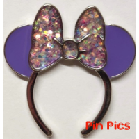 Loungefly - Minnie Headband Mystery - Purple with Pink Glitter