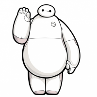 FiGPiN - Baymax - 408 - Waving - Big Hero 6