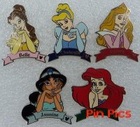 WDW - Princesses Cast Lanyard Set - Collection 4