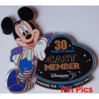 DLP - Mickey Mouse - Name Badge - Cast Member Exclusive - 30th Anniversary