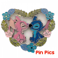 Stitch & Angel - Picture Frame - Silver Edition