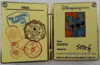 HKDL - Stitch - Disneyland Paris Passport - 2022 Trading Carnival