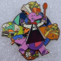 WDW - Figment - EPCOT Food and Wine - Passholder Swivel - 2021