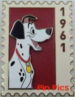 DEC - Pongo 1961 - Commemorative Animal Stamp - Series 2 - 101 Dalmatians